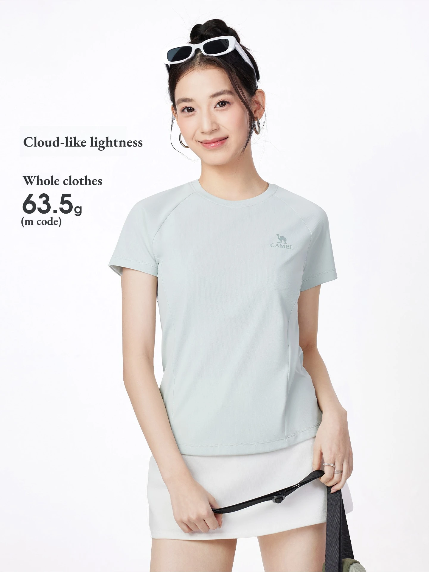 Golden Camel Women Solid Color Quick Dry Sport T-Shirt Outdoor Running Fitness Loose Short Sleeve Casual Breathable Gym Men Tops