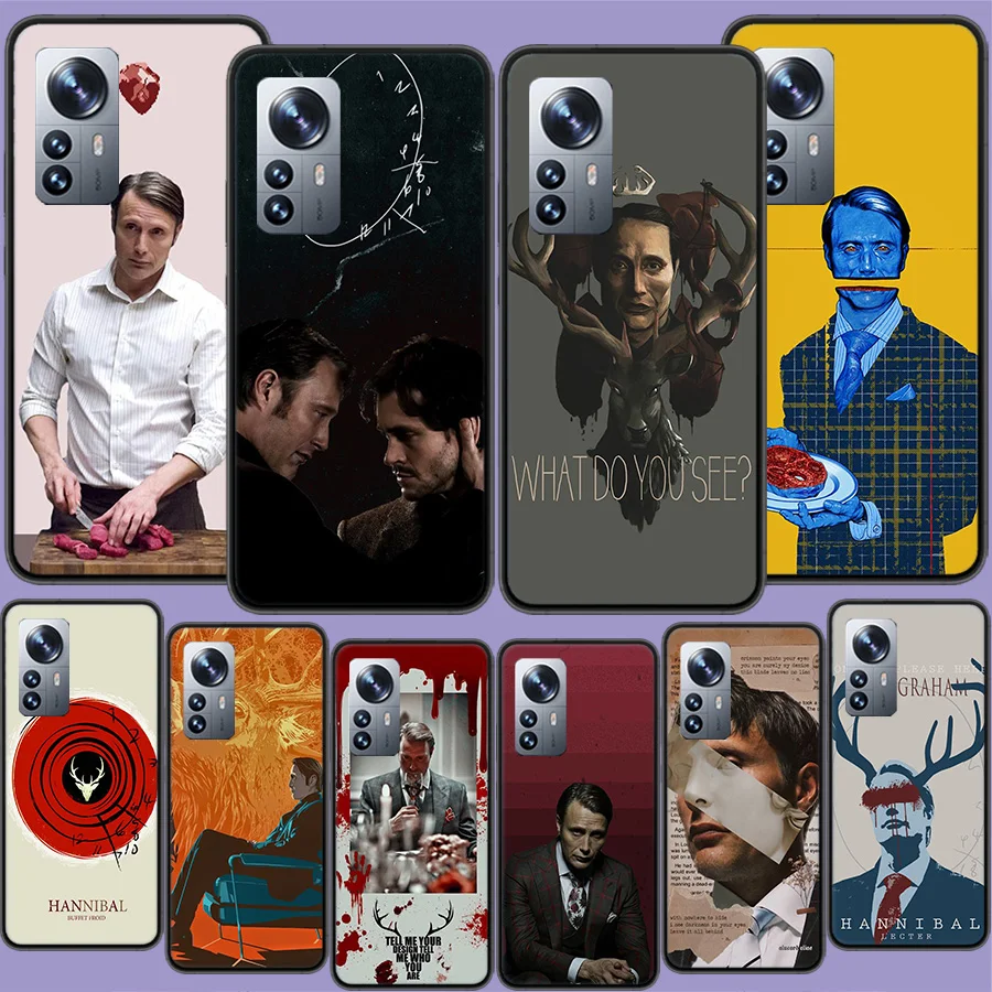 Killer Movie Hannibal Phone Case For Xiaomi Mi 13 12T Pro 12X 12 Lite 5G 11T 11i 11 Ultra 10 10T 9T Pro 9 8 6X 5X A1 A2 Capa Coq