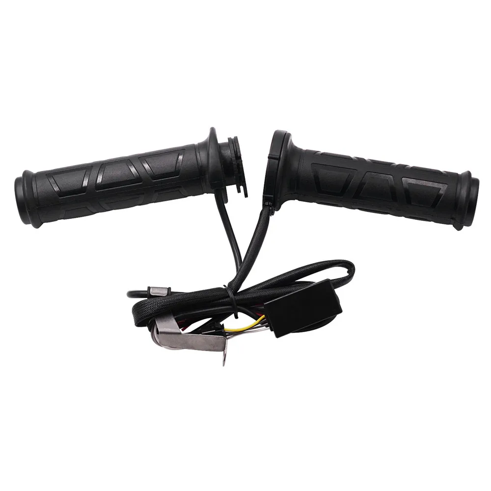 

12V Motorcycle Modified Electric Handted Grips Adjustable Emperature Handle Set Silicone Protective Sleeve for Motorbike ATV