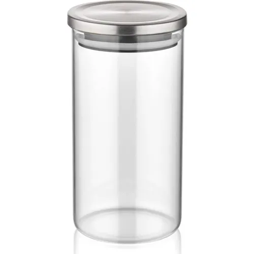 The Mia Borosilicate Glass Jar-Rations Jar 1400 cc