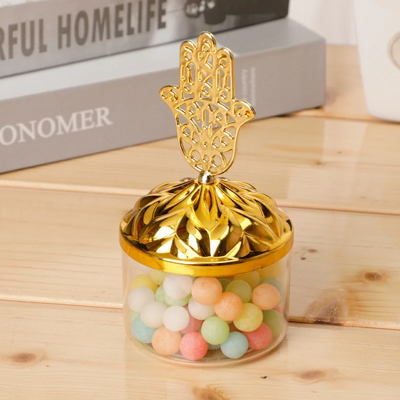 Caja de embalaje creativa, contenedor redondo de almacenamiento, suministros decorativos, caja de plástico para dulces, fiesta en casa, cumpleaños y boda