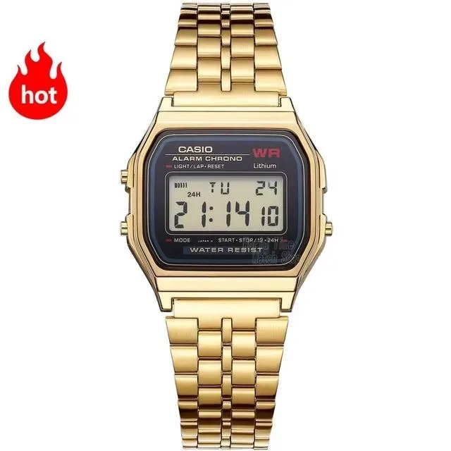 Casio Gold Digital Quartz Watch Men's Sport Military