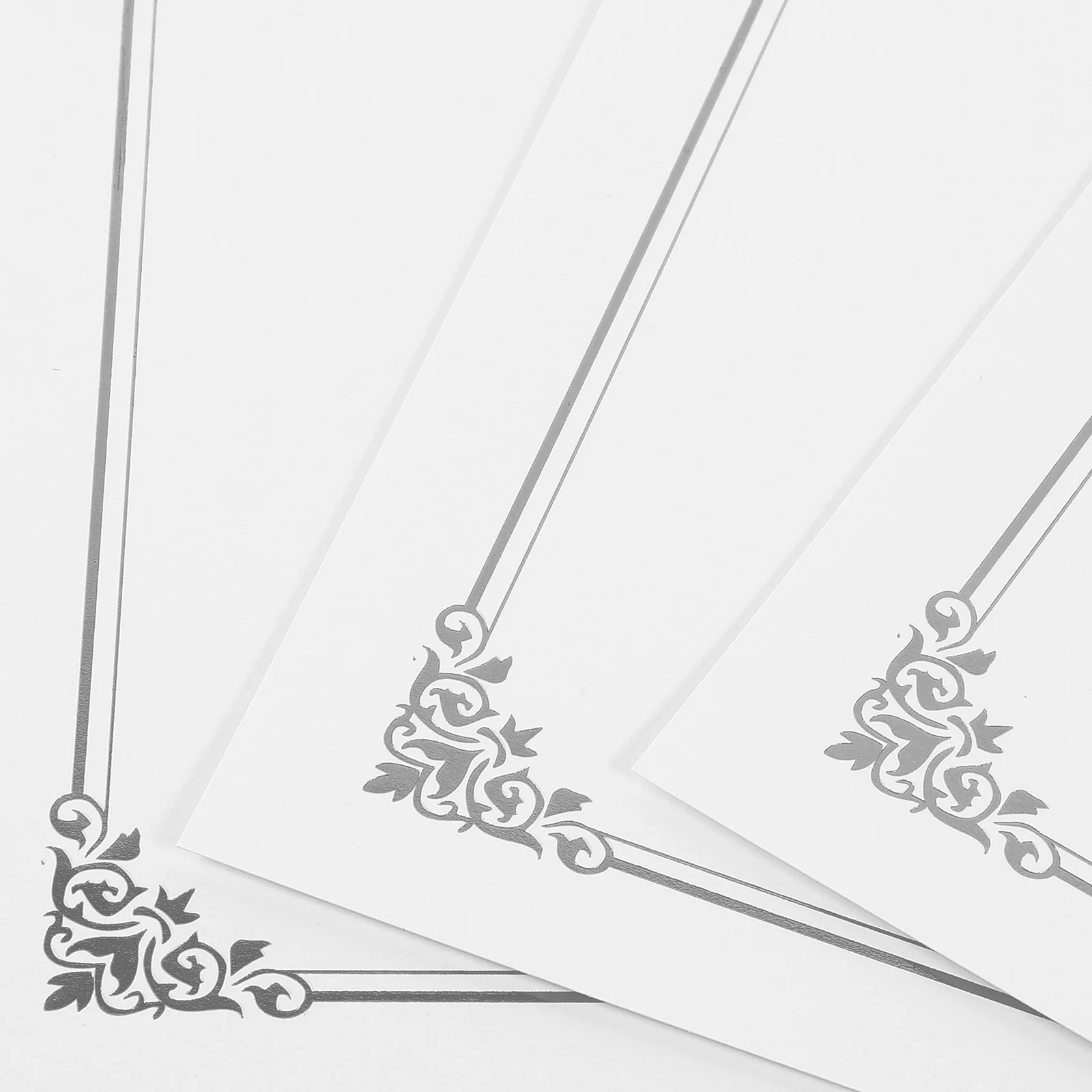 10 قطعة شهادة دبلوم فارغة ورقة الداخلية الأساسية السلس لحفل الجوائز التخرج التعرف على الموظفين المدرسة الشرف #5