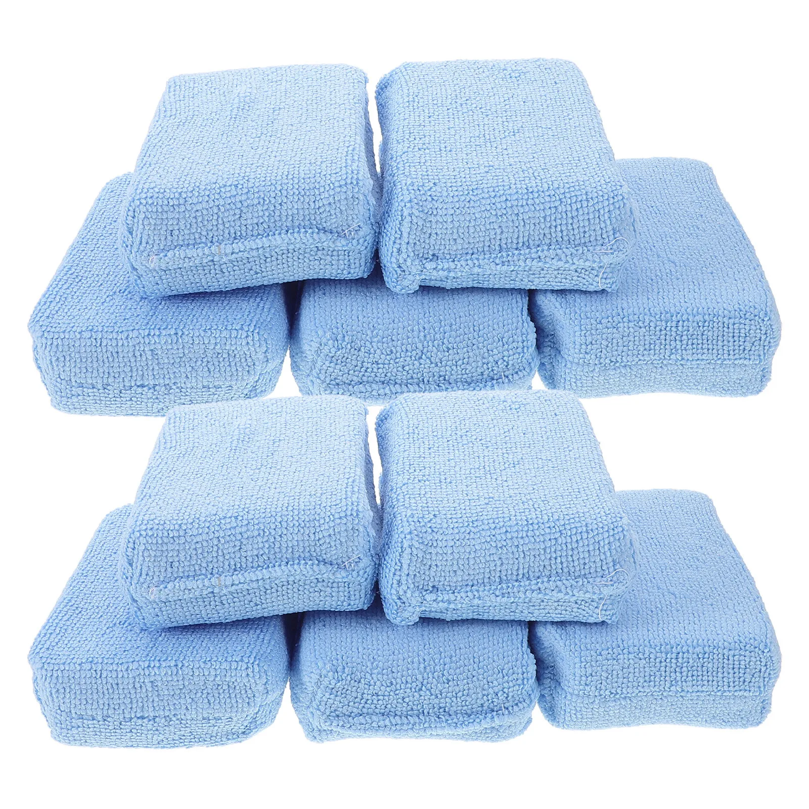 

10Pcs Car Polishing Pads Rectangular Wax Applicator Blocks for Car Cleaning Waxing Polisher Detailing Accessories