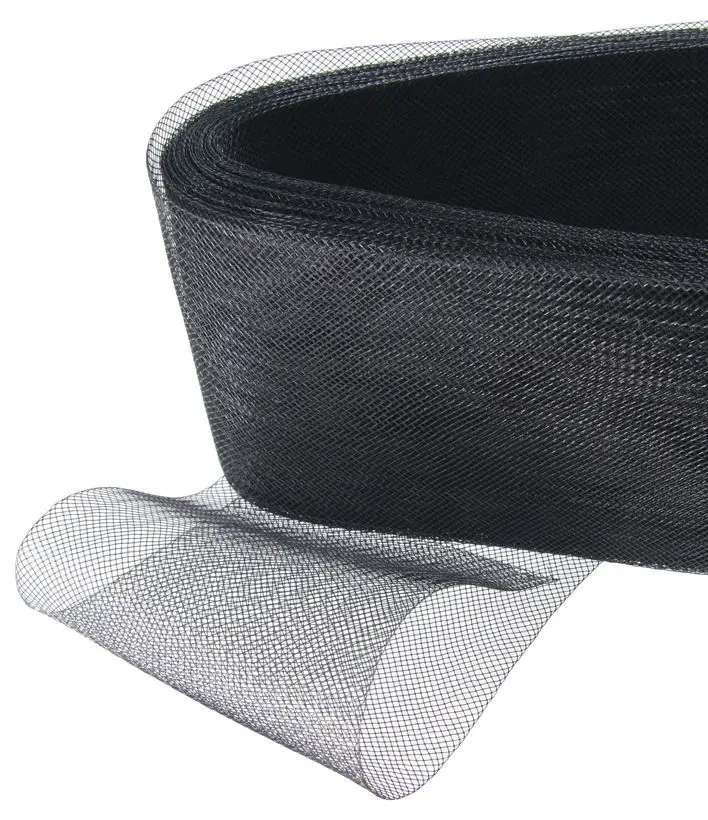 2-10cm Flat Stiff Plain Hard crinoline Horsehair Mesh Braid Ribbon for wedding Dress/hat sewing accessories 3meters view 2