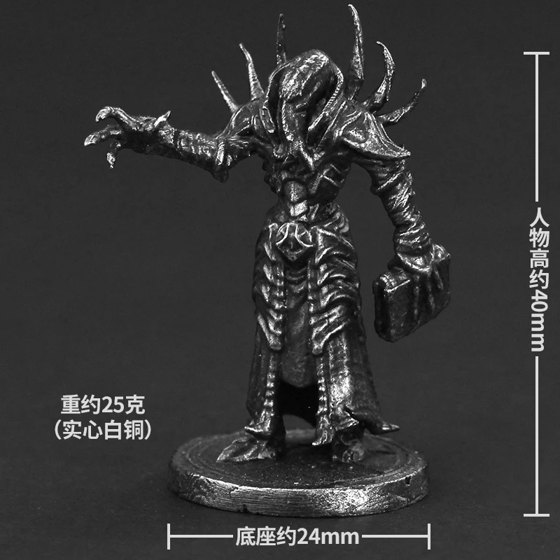 Figurinhas em Miniatura de Metal para Desktop Decor, Peças de Xadrez, Universo Católico Cometa, Guerreiro do Espaço Sideral, Coleção Toy Figures