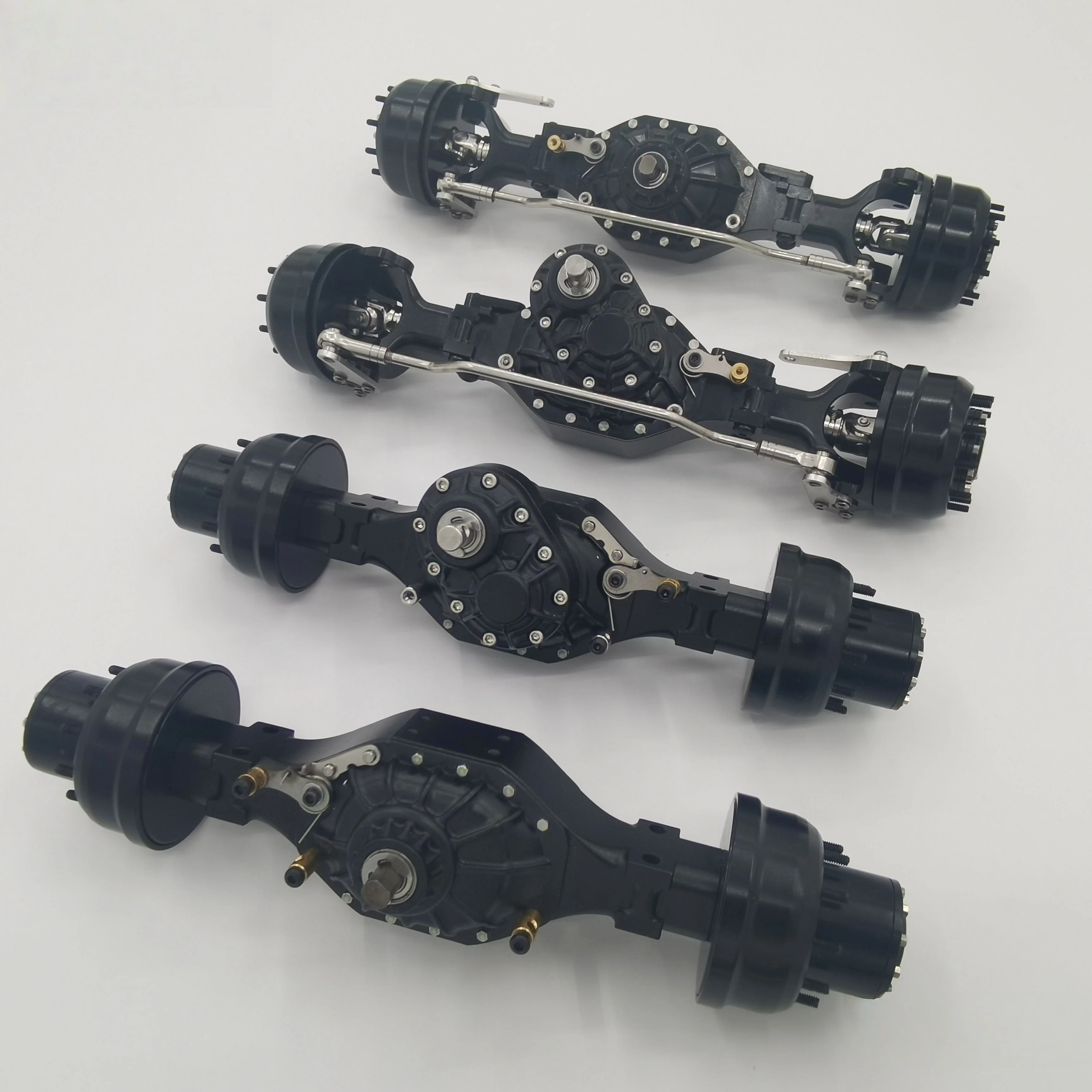 

Metal Drive Differential Axle for Tamiya 1/14 RC Truck Scania VOLVO Benz MAN Power Wheel Side Reduction Bridge Axle 1:14 Tractor