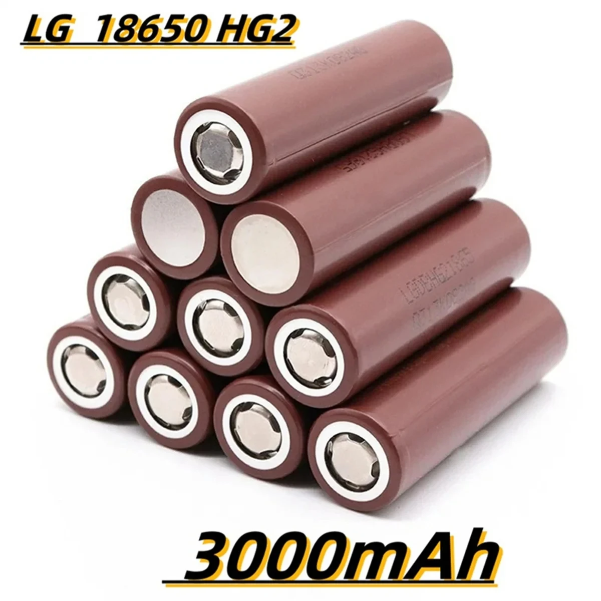 العلامة التجارية الجديدة الأصلية Hg2 3000mAh 3.7V التفريغ 20A 18650 بطارية ليثيوم مخصصة للأدوات الكهربائية #2