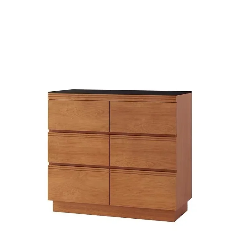 

Solid wood rock slab restaurant bar counter, storage cabinet living room designer model