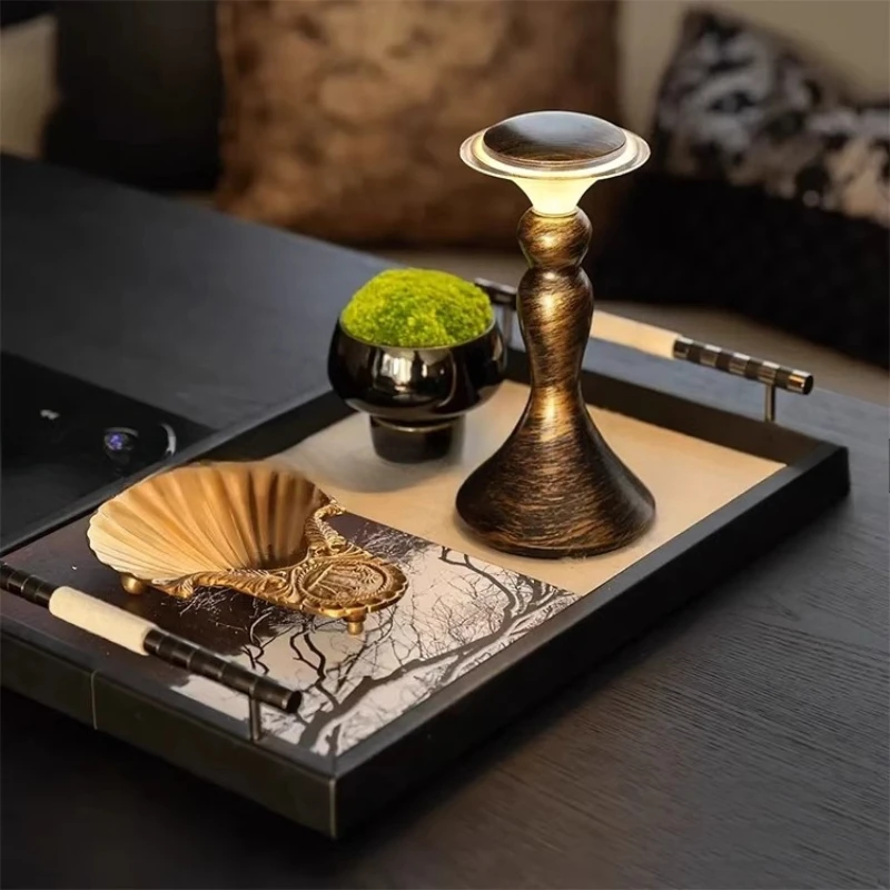 

Modern medieval study brass fruit plate desktop decoration ornament