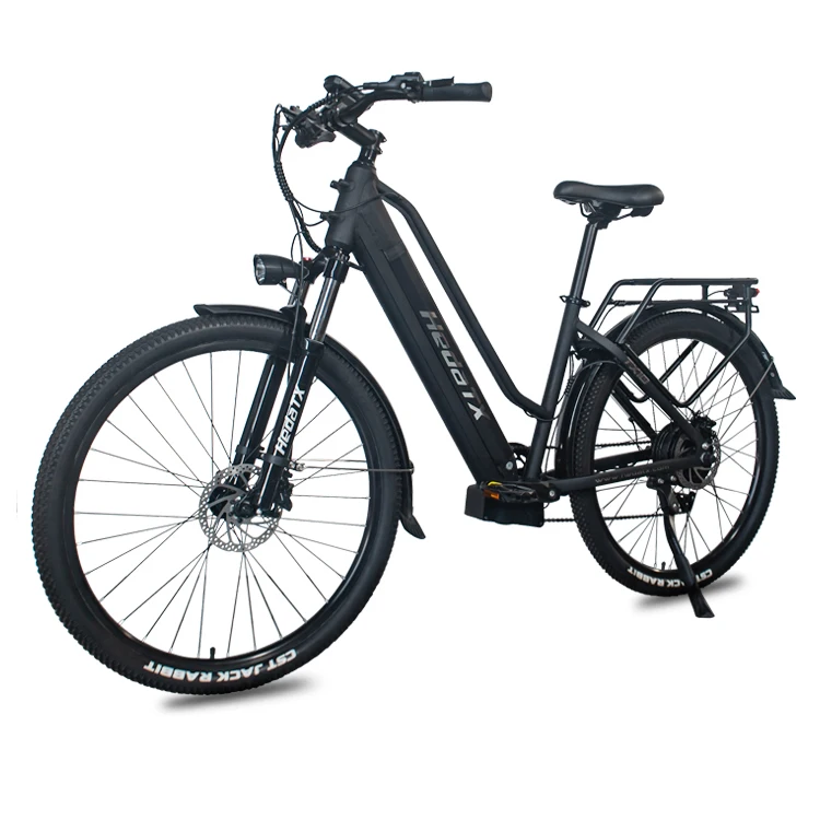 HedaTX TX10 E-bike met krachtige motor, 48V19.2Ah uitneembare accu, 26-inch elektrische fiets met vergrendelbare verende voorvork, hydraulische schijfrem, geschikt voor woon-werkverkeer, max. snelheid