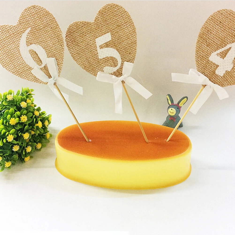 

20 Pcs Seat Card Table Number Cards Place Wedding Supplies Seating Heart-shaped