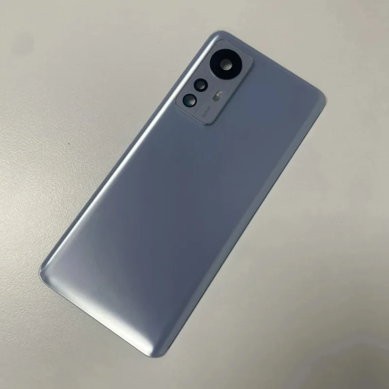 الغطاء الخلفي الخلفي الزجاجي لXiaomi 12 5G Mi12 غطاء البطارية الباب الإسكان مع أجزاء إصلاح عدسة الكاميرا #4