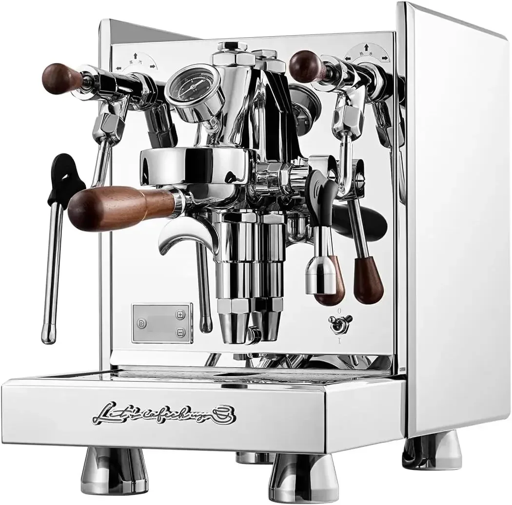 Machine, Home/commercial Semi-Automatic Espresso Machine,Features with E61 Brew Head, Rotary Pump, Stainless Steel Design