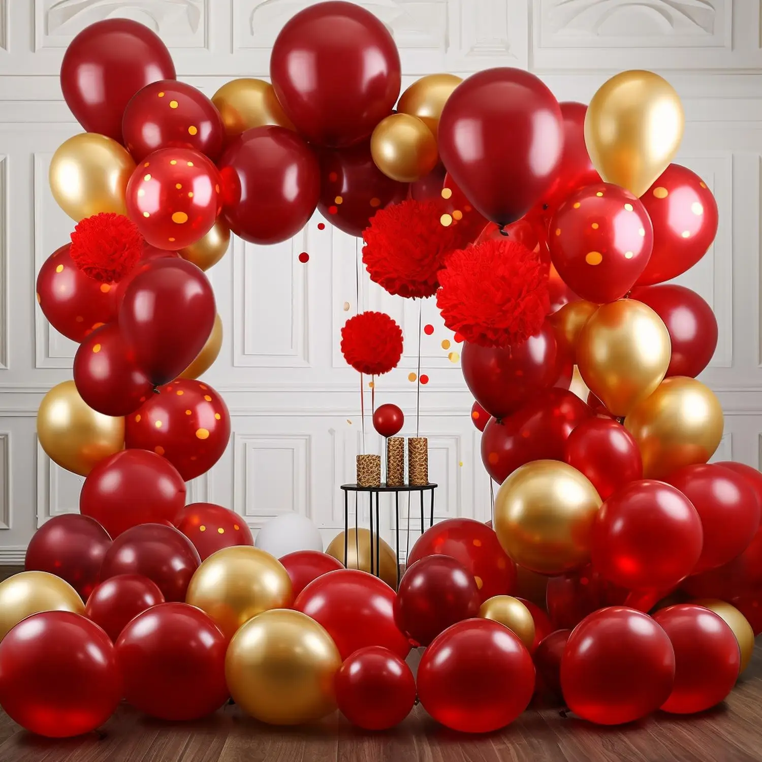 85pcs Set 10 Inch Pomegranate Red Latex For Birthday Party Latex Party Balloons Latex Balloon Latex Party Balloons