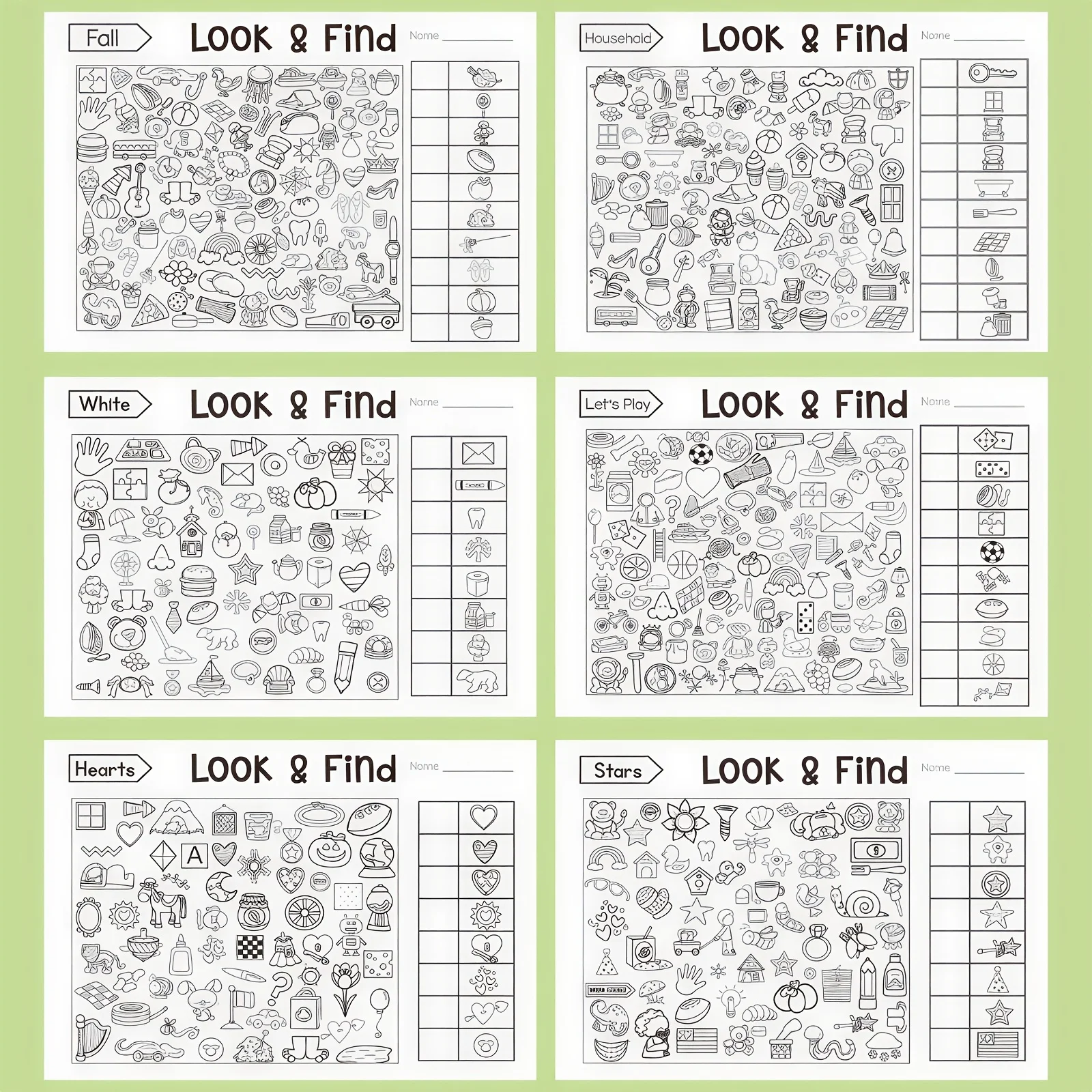 1 Coloring Book of the Same Color, 32-Page Quiet Activity Book, Includes Matching Games, Highly Interactive, Suitable for Different Play Scenarios, Perfect Birthday and Holiday Gift view 3