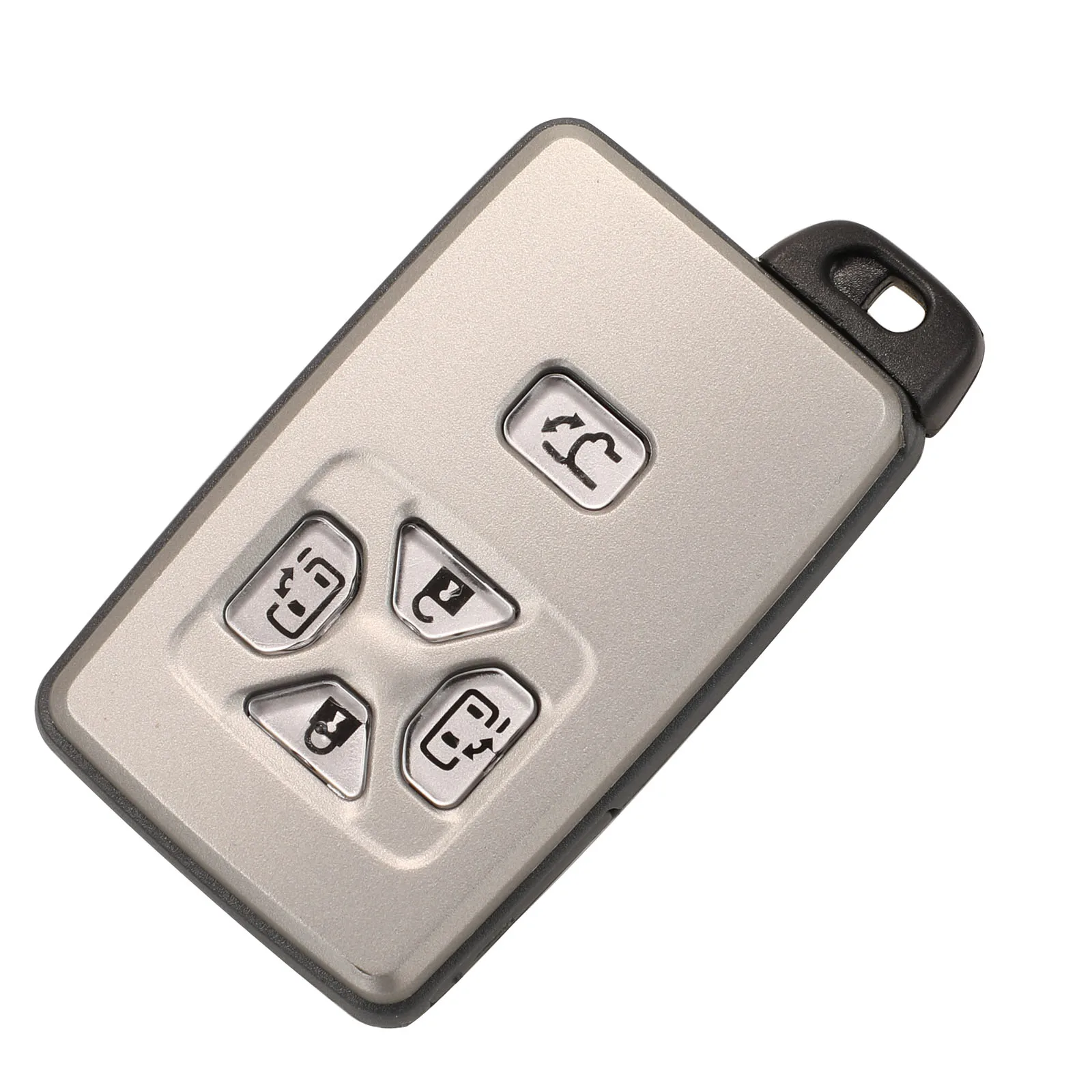 jingyuqin 4/5 Buttons Smart Card Remote Key Case for Toyota Noah Voxi Alphard Estima Vellfire fob Car Keyless Shell Toy48 Blade