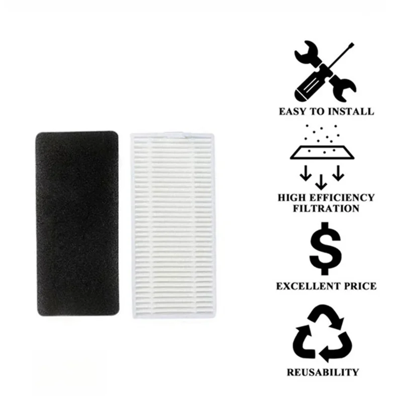 ABVI-11PCS Spazzola principale Spazzola laterale Filtro Hepa Mop Pad per accessori per aspirapolvere Airrobo P30