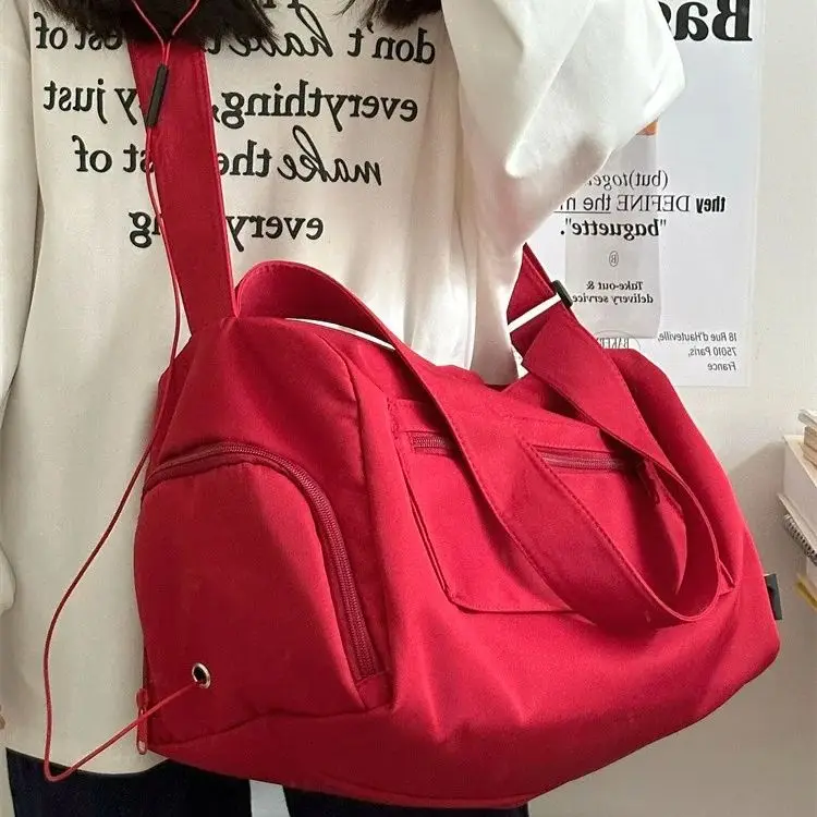 Sports Fitness Bag Women's Casual Commuter Large Capacity Short Trip Bag Women's Minimalist Versatile Crossbody Bag