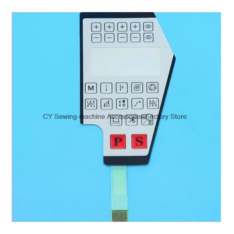 1PCS New Operation Panel Board Button Paper Sticker Key Film Membrane for Qixing Baoyu Industrial Sewing Machine Wholesale