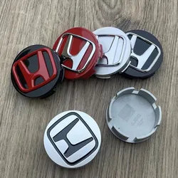 Centre de roue pour Honda Civic City Accord CRV Hrv Jazz Odyssey Spirior CBR HRV, couvercle de moyeu, logo de voiture, emblème d'insigne, 58mm, 69mm, 4 pièces