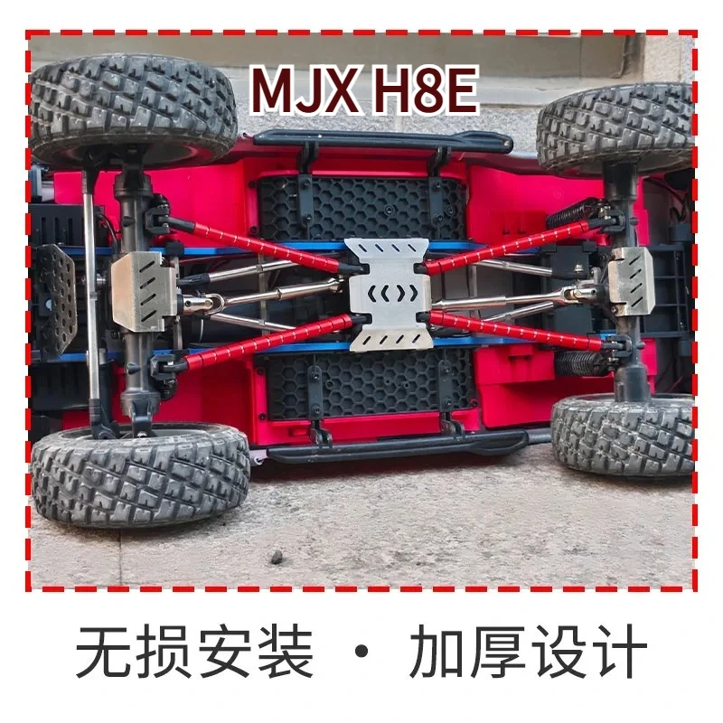 For MJX HYPER GO H8E 1/8 RC Crawler Inner Fenders & Splash Guards Wheel Arch Liners & Mud Guards No-Drill Upgrade Accessories