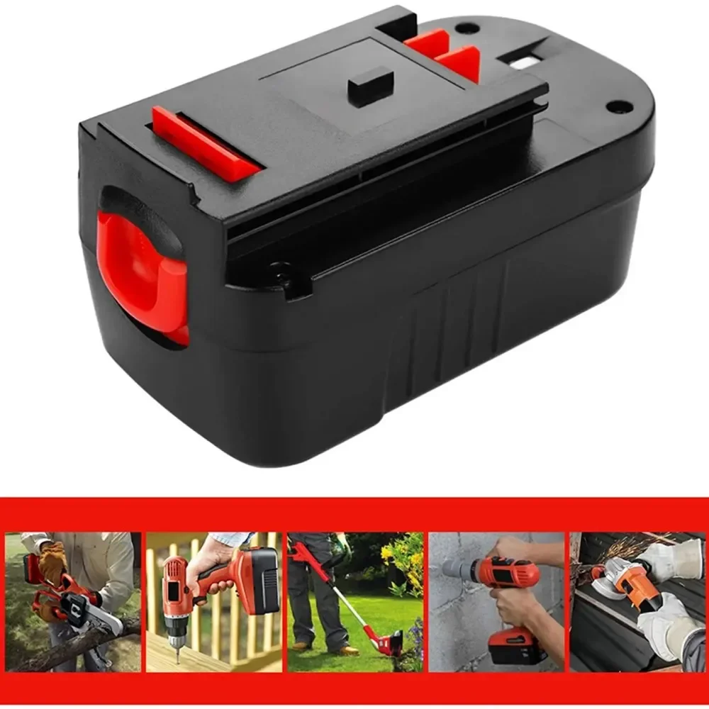 18V 6.0Ah Adecuado para la batería recargable Pitatel TSB-046-BD18B-15C de BLACK y DECKER 244760 -00, A18, HPB18, HPB18-OPE, A1718