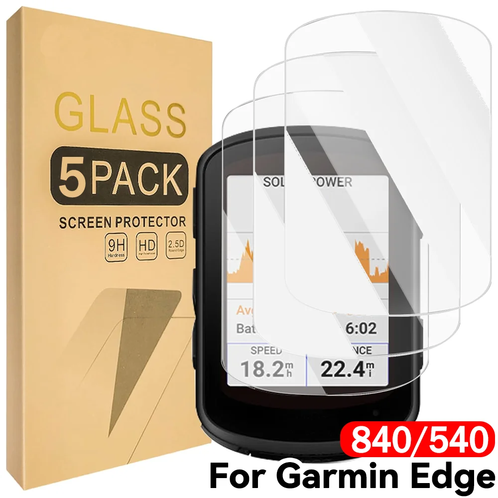 1-5pcs HD Clear Tempered Glass for Garmin Edge 850 Edge 550 Edge840 Edge540 Screen Protector  Anti-scratch Protective Films