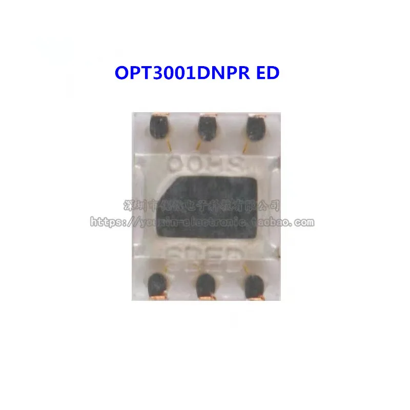 5Pcs 100% New OPT3002DNPR 5B OPT3001DNPR ED USON-6 OPT3007YMFR 7F XFDFN-6