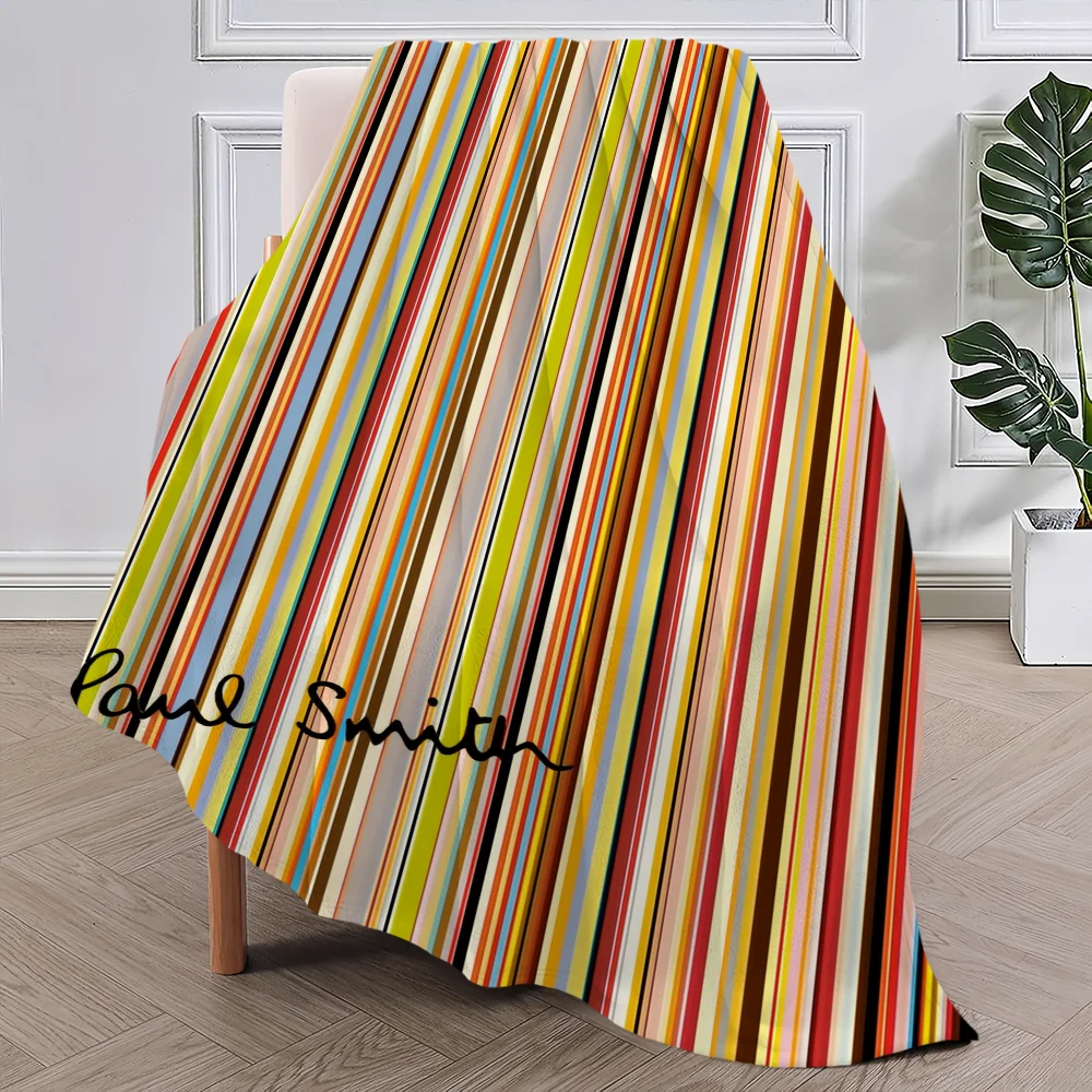 Luxury S-Smith Fashion P-Paul Blanket Soft Plush Nap Sofa rug for Living Room Warm Office Bedroom Birthday Home Travel Kid Gifts
