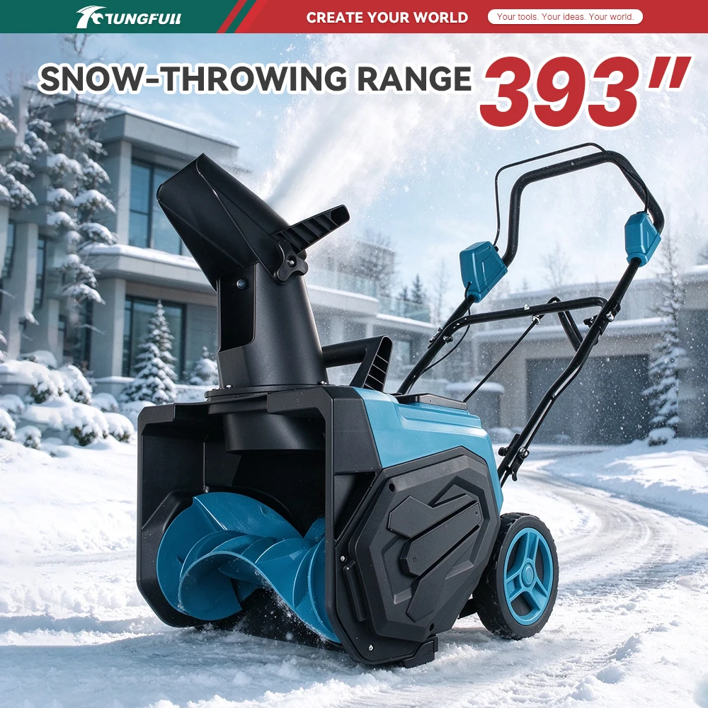 Electric Snowplow Hand-pushed Snow Sweeper Snow Shovel Electric Snow Blower For courtyard Street