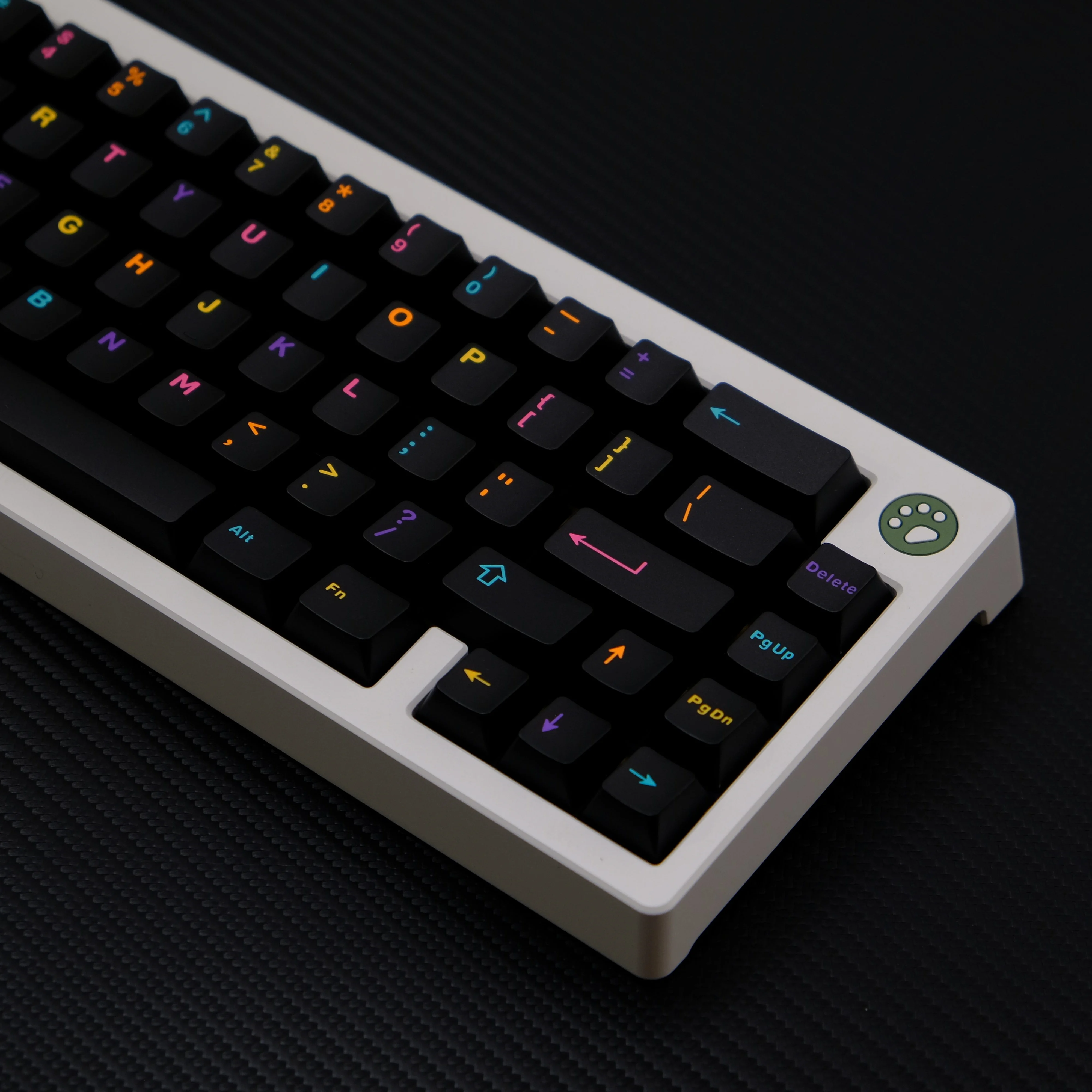 121 Keys Cherry Profile Keycaps Underworld Colorful Double Shot ABS Keycaps for Gateron MX Switches Gaming Keyboards