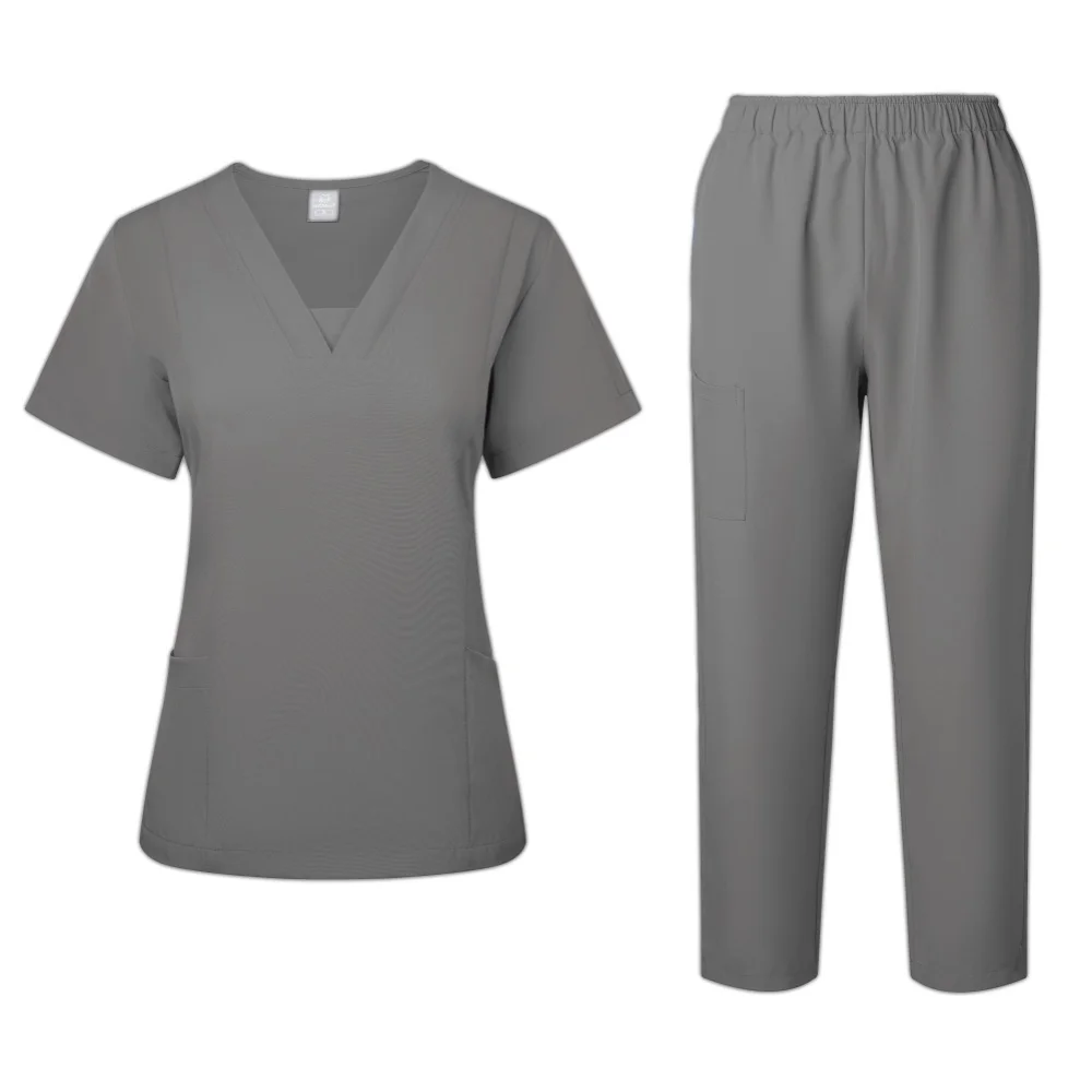 Medische Uniformen Vrouwen Scrubs Sets Verpleegkundige Verpleegkundige Accessoires Schoonheidssalon Spa Werkkleding Chirurgische Pak Lab Ziekenhuis Overall