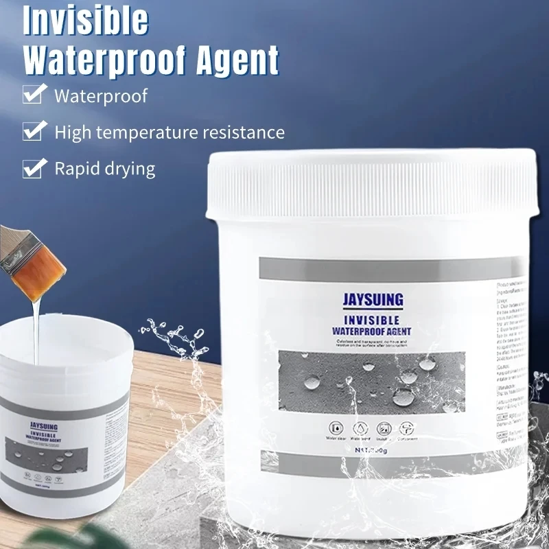 

100/300g Transparent Waterproof Adhesive for Leak Proof Coating Bathroom Floor Crack Sealing Invisible Paste Glue & Mold Proof