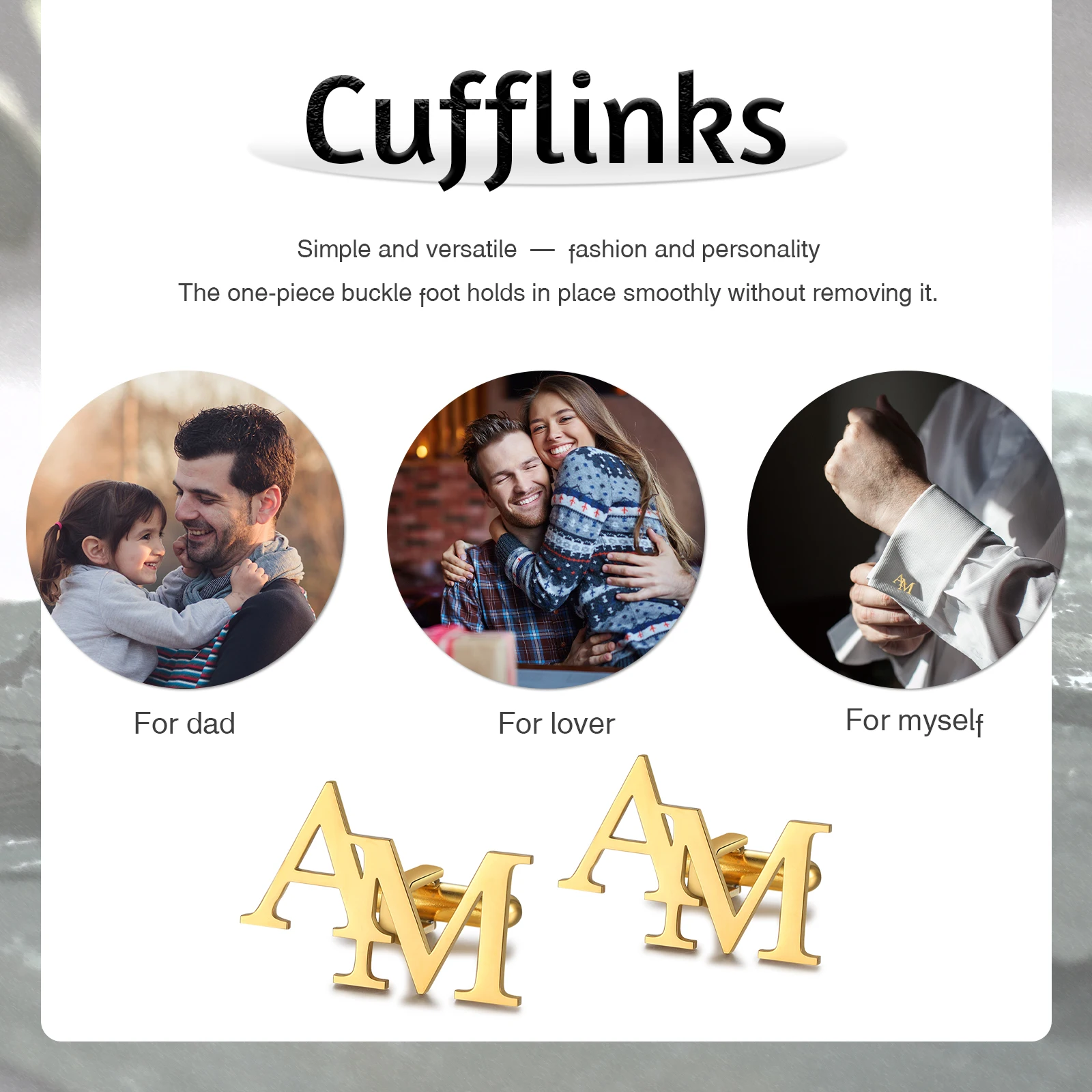 أزرار أكمام قميص مخصصة للرجال من JewelOra ، زر الكفة بالاسم المخصص ، الفولاذ المقاوم للصدأ ، مجوهرات الزفاف ، هدية الأزواج