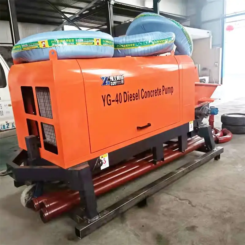 Construction Use Diesel Engine Truck Mounted Concrete Pump Machine High Power 12M/H 30M Vertical 80M Horizontal Reach Factory