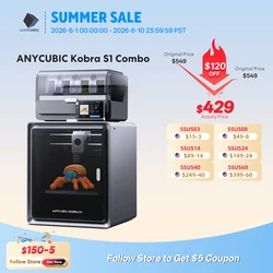 Anycubic Kobra S1 Combo Multi-Color 3D Printer High Precision Core XY Stable Structure Max Speed 600mm/s 3D Printer