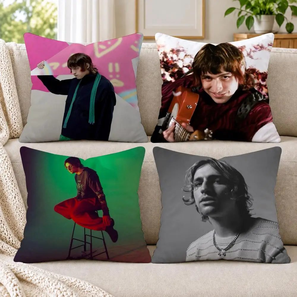 Singer Porter Robinson Cushion Cover Short Plush Double-Sided Printing Sofa Bedroom Pillow Case Aesthetic Home Decor