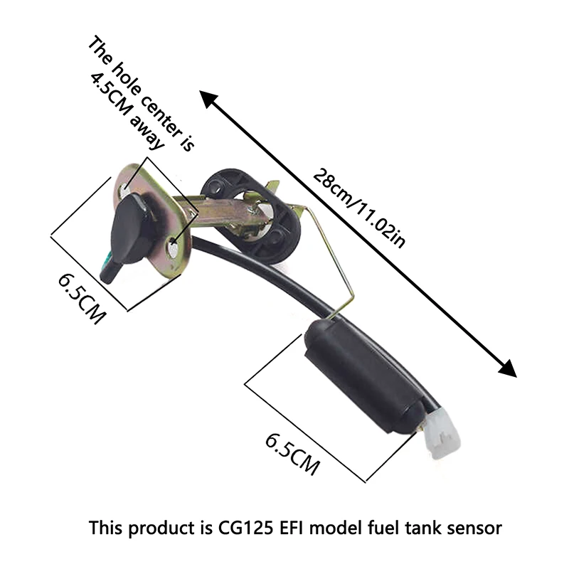 1PC Fuel Gauge Oil Float for Motorcycle Scooter Gas Tank Level Sensor Motorbike Accessory Compatible with CG125 GN125