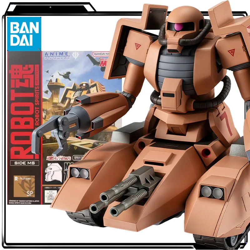 Bandai Echte ROBOTER Anime Figur MS-06V Zaku Tank 100mm Action Figur Spielzeug für Jungen Kinder Geschenk Sammeln Modell Ornamente