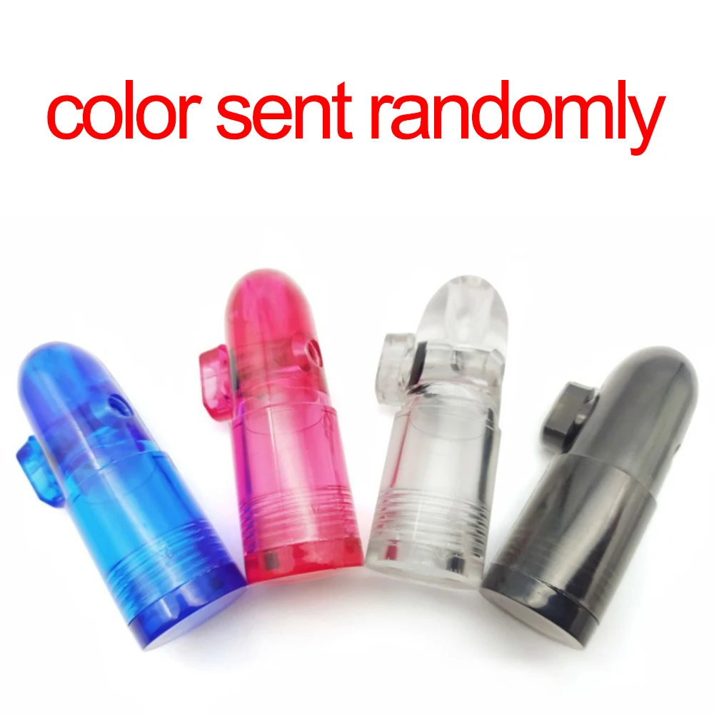 2/5Pcs Plastic Bullet Dispenser Party Accessories Portable Leak-Proof Storage Bottle Herb Home Smoking Accessories For Tobacco view 5