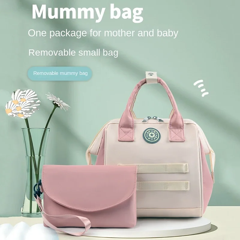 Maternity Bag for Baby Mommy Bag with Detachable Front Pocket and - Perfect for Storing Diapers and Things for Babies Diaper Bag