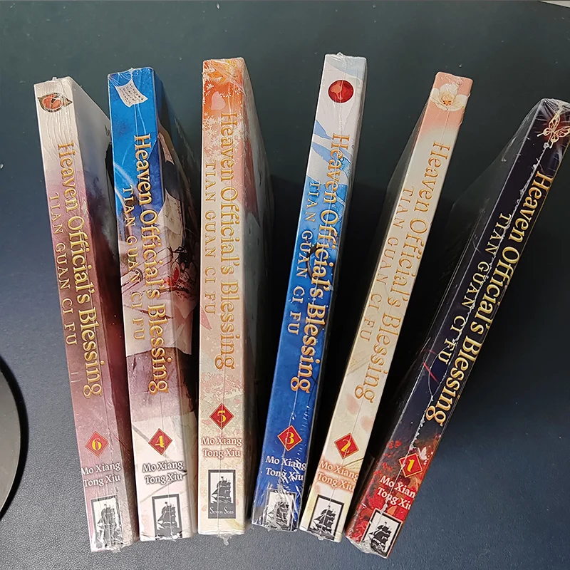 vol.1-8 is option Tian Guan Ci Fu manga books in English Novel heaven official's blessings Book Romance Comic 1/2 books