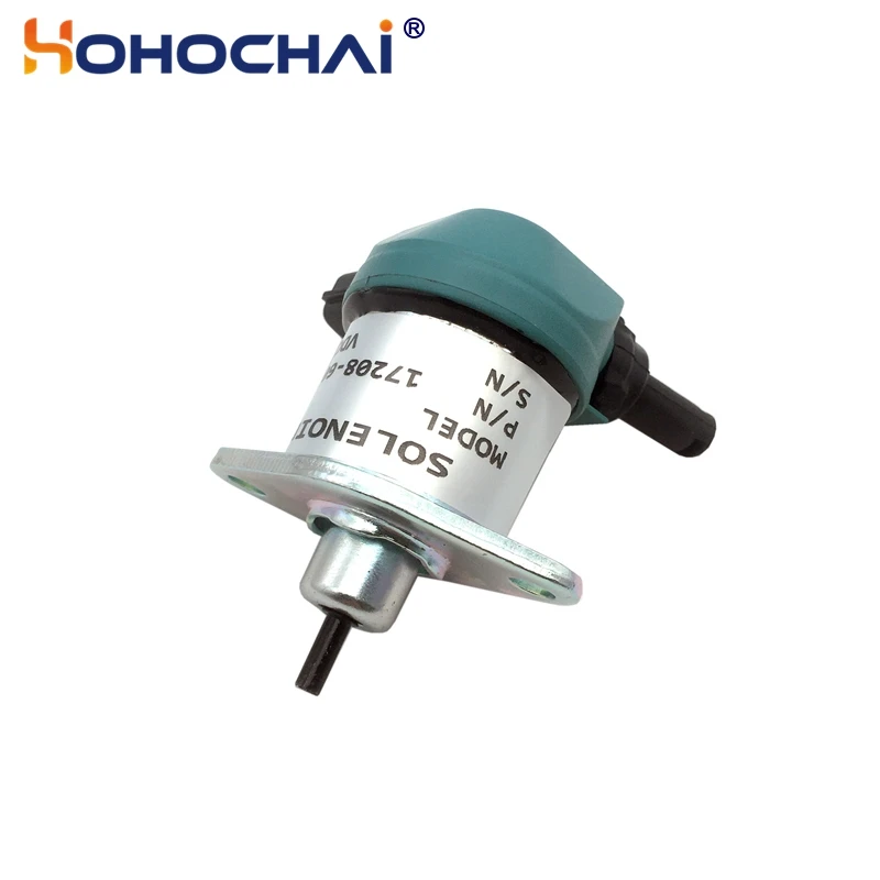 Kubota D1005 D1105 D905 Engine Fuel Shutdown Shut Off Solenoid 17208-60016 17208-60010 17208-60015 12V/24V Generator Set Parts