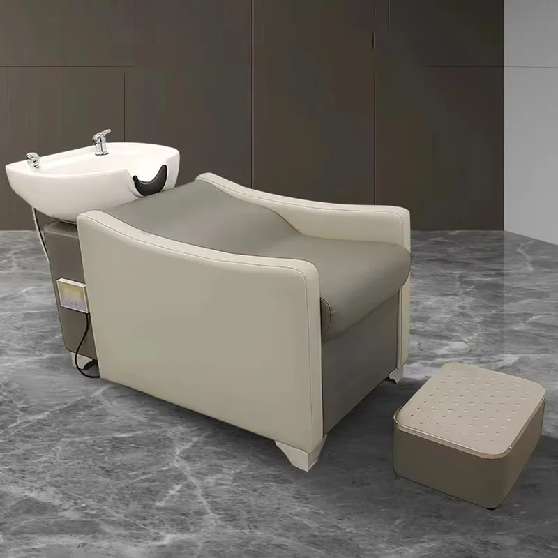 Salon Luksusowe Spa Głowy Nowoczesne Tajskie Modne Profesjonalne Szampony Sprzęt Łóżkowy Spersonalizowane Meble Komercyjne Silla Barbero