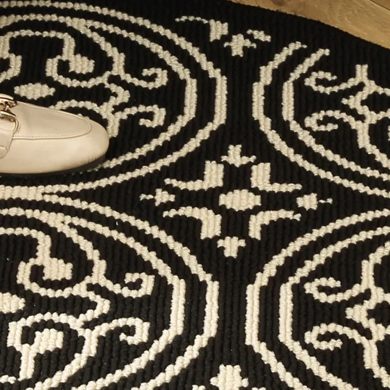 

CL Round Carpet Home Premium Medieval Soft Bedroom Living Room Cloakroom Chair Floor Mat