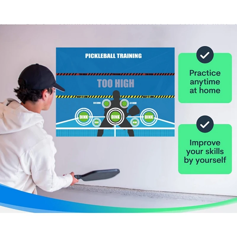 ELOS-Pickleball Training Hitting Pad Improve Hitting Accuracy Training Pickleball Techniques