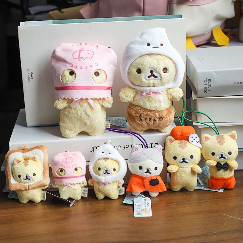 

Новый милый кот Коророро Кошка плюшевые брелки-талисманы брелок для ключей сумка маленький кулон детские подарки игрушки