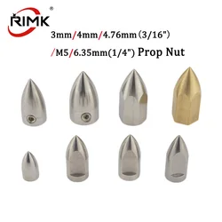 1 st Rvs & Koperen Prop Moer Maat 3mm/4mm/M5/6.35mm (1/4