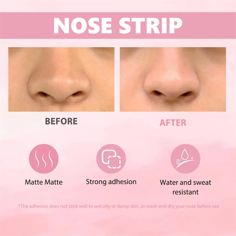 جمال غير مرئي تقلص الأنف الجناح ملصقات تأثيري خاص الأنف يتقلص شرائط تقليص أجنحة الأنف الأنف الصغيرة ضيق رقيقة الأنف